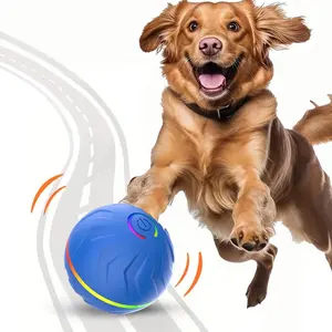 Interactive dog toy, USB rechargeable automatic rolling smart ball, durable dog toy, interactive training ball, a fun playmate for small and medium-sized dogs