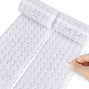 Mini Dot Sticker, Sticky Adhesive, 100pcs/200pcs Hook and Loop Fasteners Set, Mini Round Sticker for School Office Home Use, Strong Adhesive