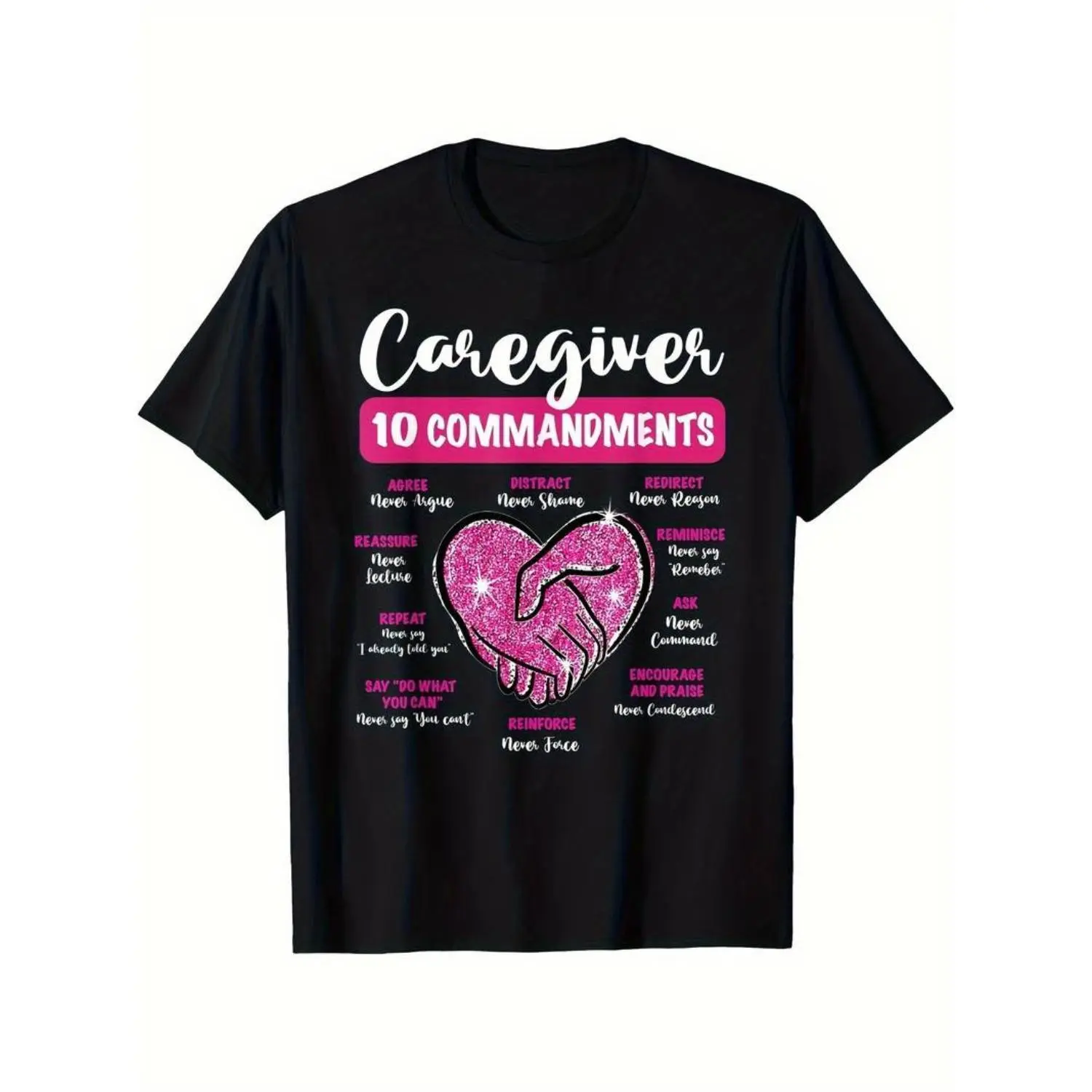 Dementia Caregiver's 10 Commandments Unisex T-Shirt Gift