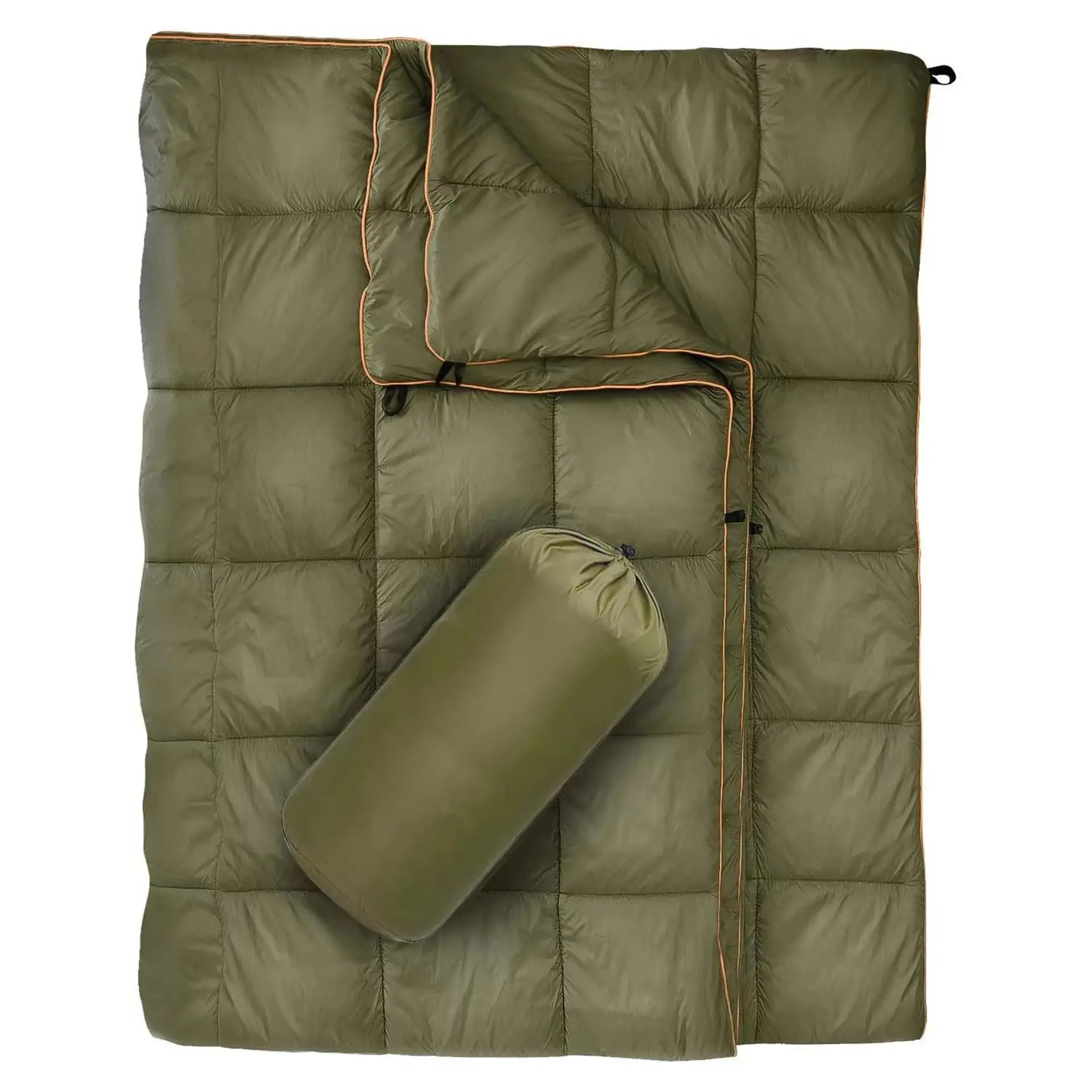 The Only Blanket You Need!  Ultra-Light & Packable Down Alternative Blanket. Wearable, Warm & Weatherproof. For Camping, Car Bed, Picnic, Stadium & Backpacking. Your Go-To Outdoor Essential Gear! camping cot Portable Folding Camping Chair air matress