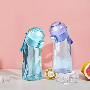 Air Up 500ml flavored water bottle with 1-3 flavor rings and a straw included. Made of BPA-free Tritan material, it's heat-resistant, Reusable, Portable, Washable and makes a great gift for students on outdoor camping trips.