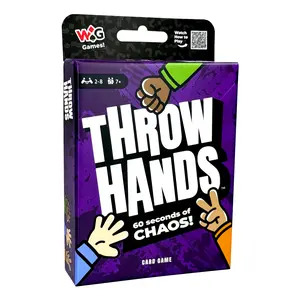 Throw Hands – The Absurdly Fast and Absolutely Chaotic Card-Shedding Game for 2 to 8 Players – 60 Second Card Game for Friends, Families, and Game Night – Ages 7+