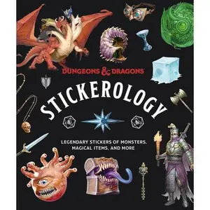Dungeons & Dragons Stickerology: Legendary Stickers of Monsters, Magical Items, and More: Stickers for Journals, Water Bottles, Laptops, Planners, and -- Official Dungeons & Dragons Licensed, Paperback