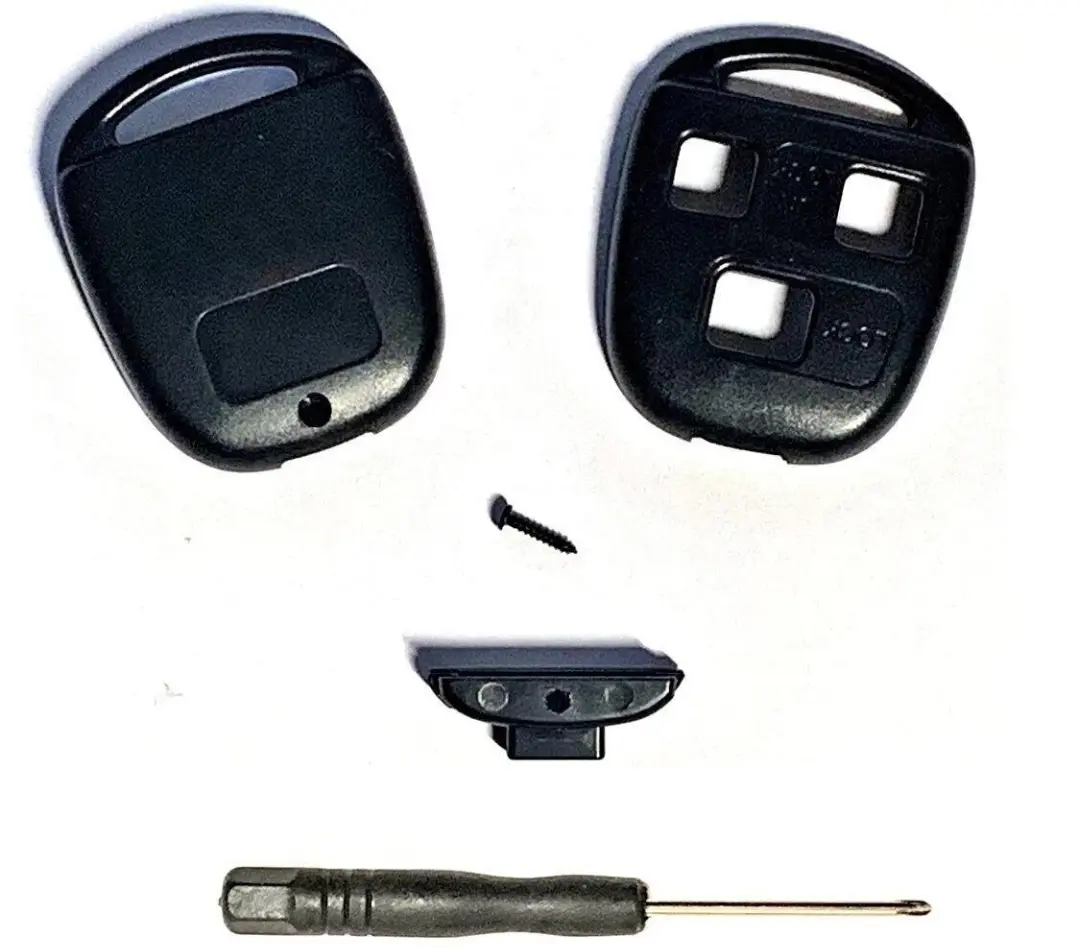 3-Button Lexus Remote Head Shell Case Compatible with Repair Kit – DIY, No Locksmith Needed + Screwdriver