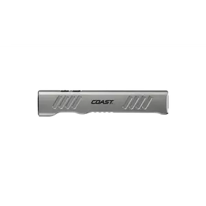 COAST Slayer 1150 Lumen USB-C Rechargeable LED Flashlight with Spot/Flood, Memory Mode and Pocket Clip, Silver