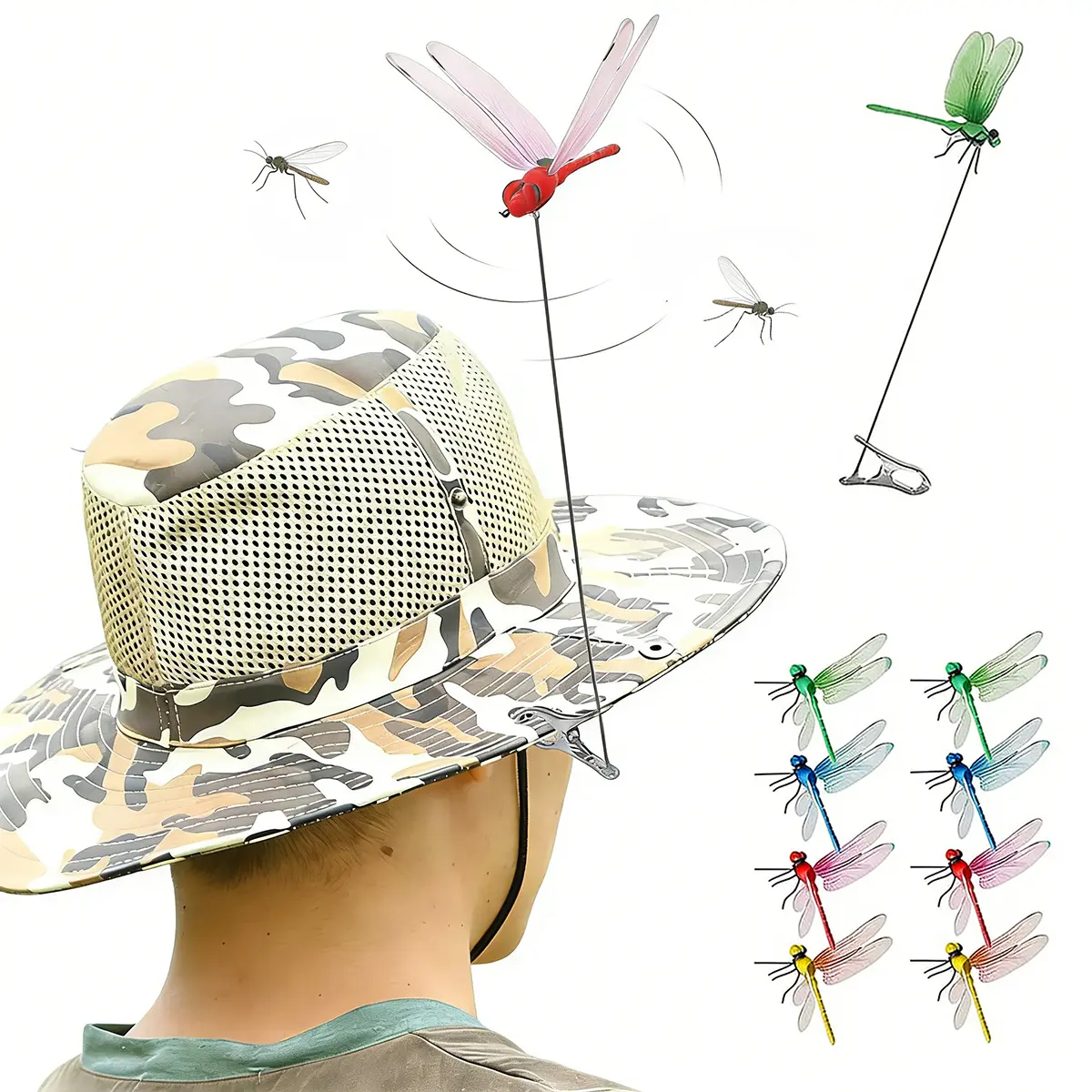 Dragonfly Ornament: Natural Mosquito Repellent for Outdoor