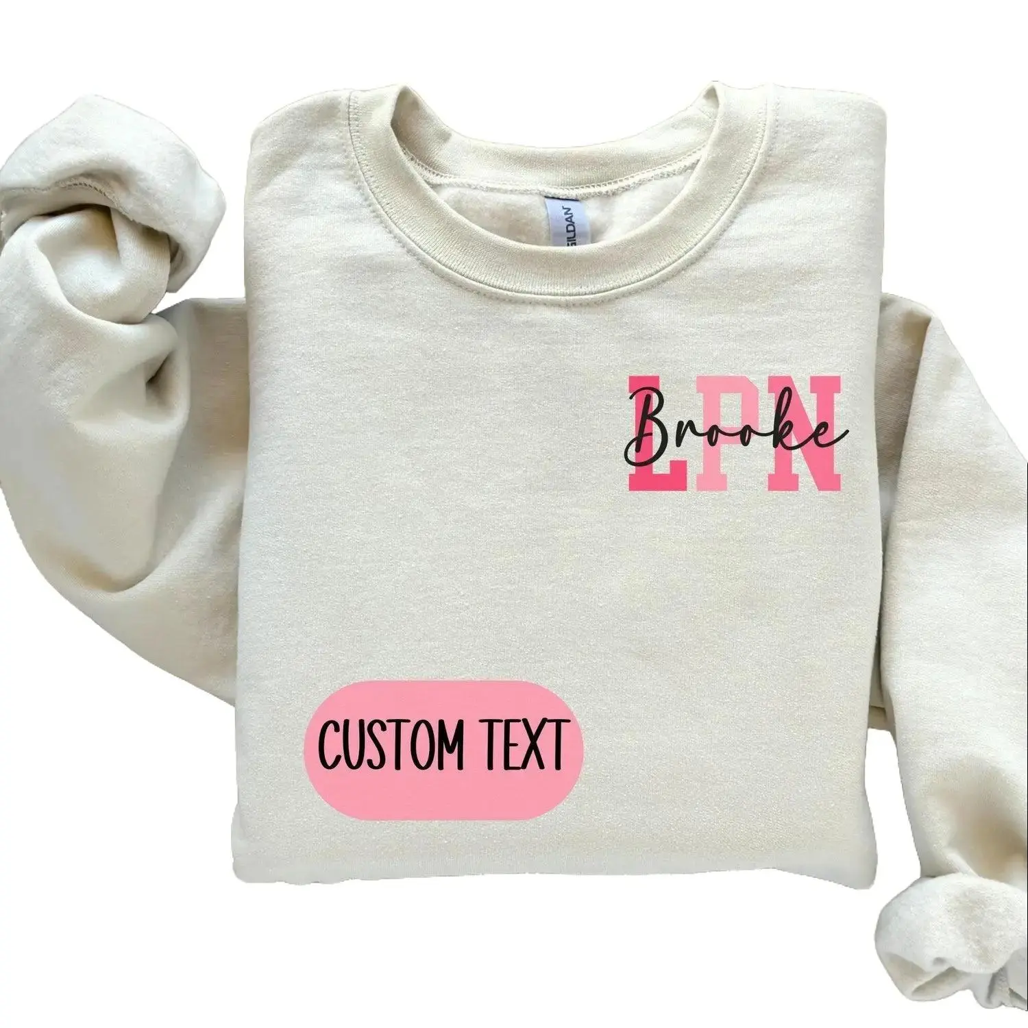 Personalized LPN Sweatshirt, Custom Nurse Sweatshirt, LPN Graduation Gift, d Practical Nurse Pullover Nurse Appreciation, Lpn Sweater