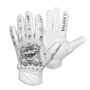 Battle Speed Freak Cloaked Receiver Gloves Ultra-Stick Palm PerfectFit Material NCAA/NOCSAE Standards 90-Day Durability Guarantee