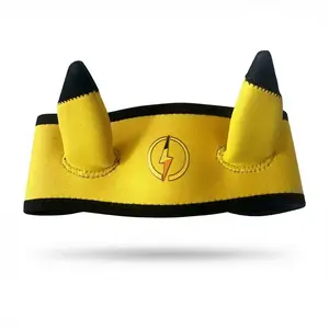 Unisex Trendy Dive Hairband, Block Pointed Ears Design, Chloroprene Rubber Waterproof Warmth, Ideal for Snorkeling and Scuba Diving