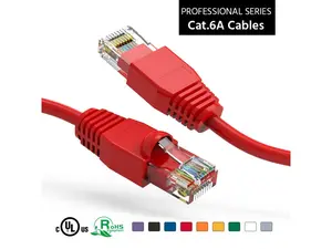 Nippon Labs 60CAT6A-15RD 15 ft Cat Cat6A Red 15 ft NL NE