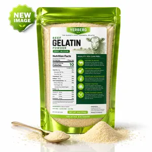 NEW IMAGE | SAME VIRAL GRENETINA - Premium Unflavored 300° Bloom Beef Gelatin Powder 4oz (114g) | Thickening Agent | Grenetina en Polvo Sin Sabor | Swiftly Solidifies, Stabilizes, and Enhances for Culinary & Baking Endeavors.