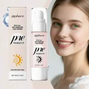 Zephoco Protect & Hydrate Makeup Primer - Hydrating Moisturizing Smooth, All Skin Types Flawless Base Cream 💧