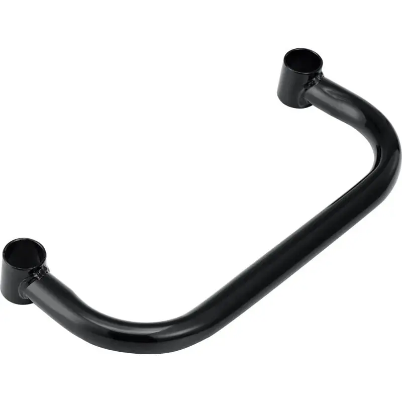 Global Industrial AE14B Nexel Black Epoxy Safety Push Handle - 14 in.