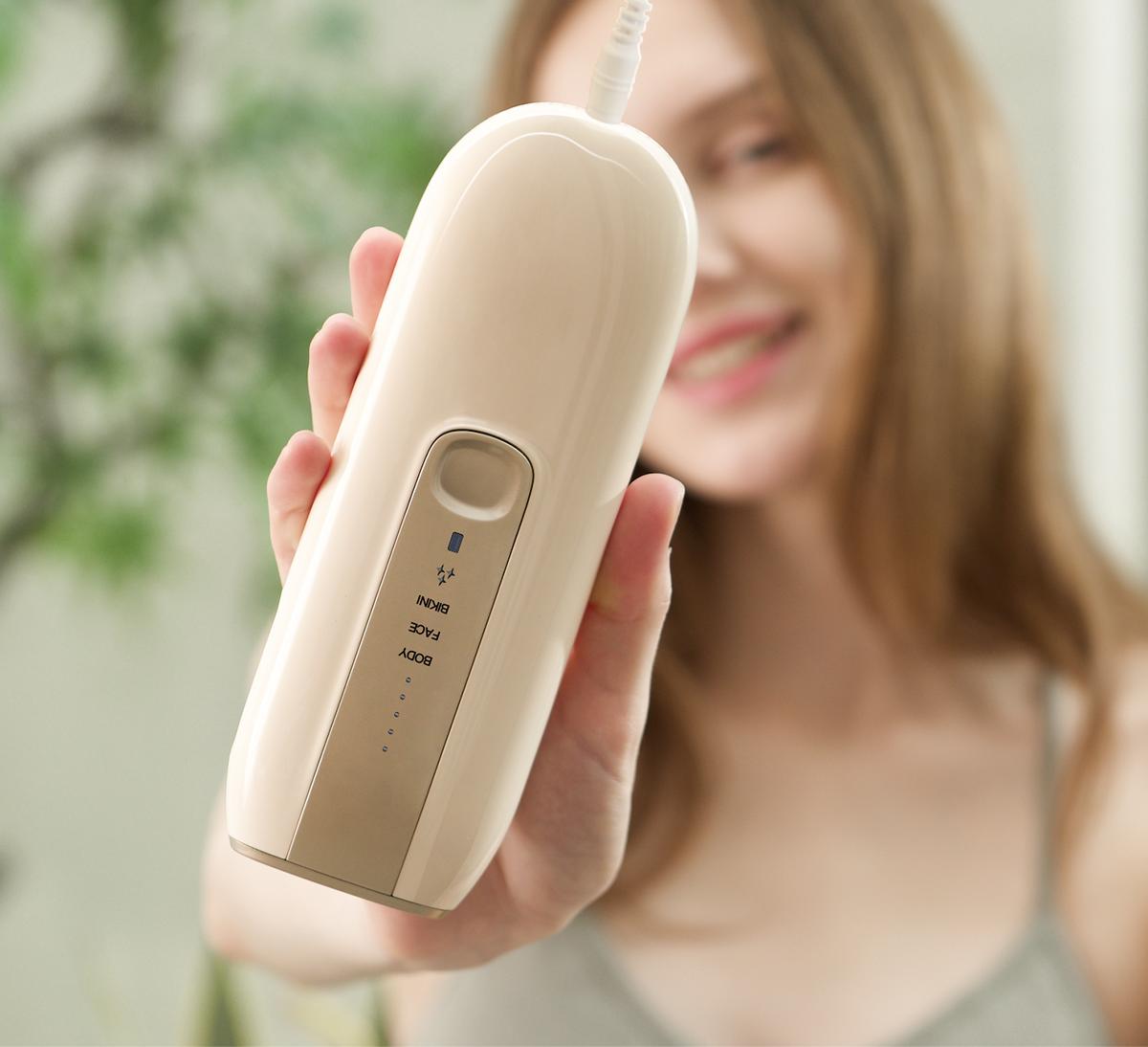 INIA FOND IPL At-Home Laser Hair Removal Device, Hair Root Elimination, 16.5J Energy, Unlimited Flashes, FDA Cleared, 2-Year Warranty, for Women and Men, Best Valentine's Day Gift for Her