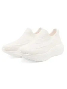 Unisex Breathable Flyknit Walking Shoes, Lightweight Shock Absorption Anti-Slip Casual Sneakers for Gym, Running, Daily Wear