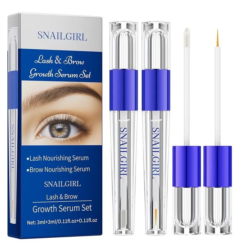 Eyelash & Eyebrow Enhancer Serum, 2 Counts/set Eyelash & Eyebrow Growth Serum, Eye Lashes & Eyebrows Thickening Serum, Eye Makeup Product