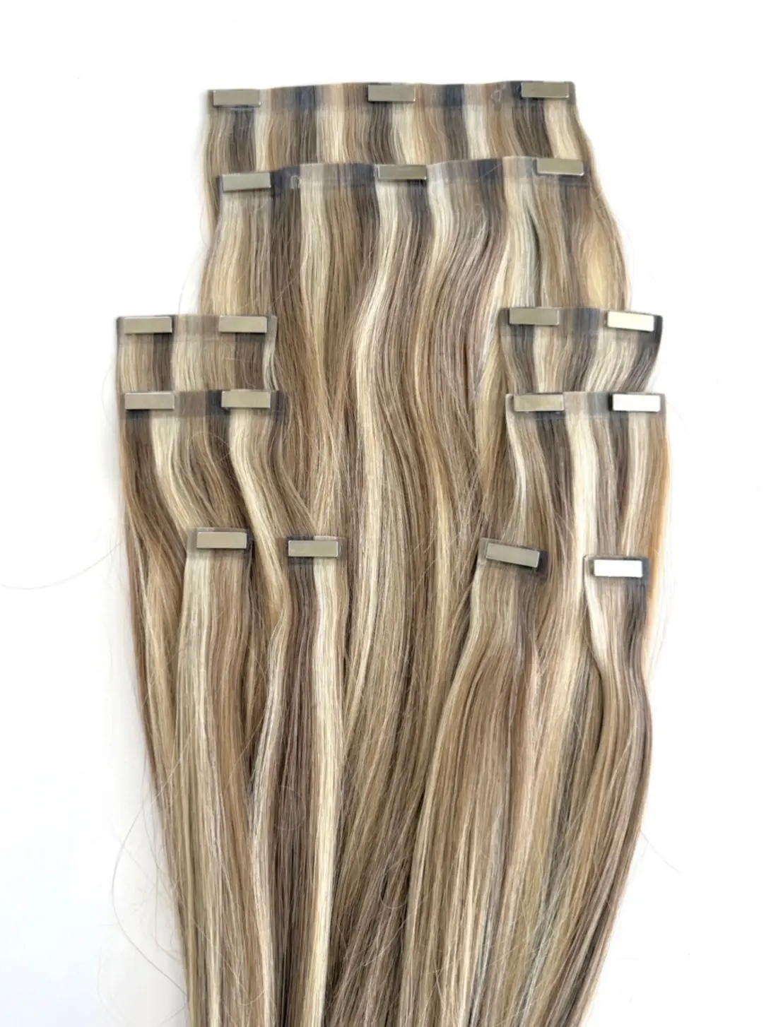 Magnetic Hair Design - Full Set - 18 inch and 22 inch Magnetic Hair Extensions, 100% Human Remy Hair
