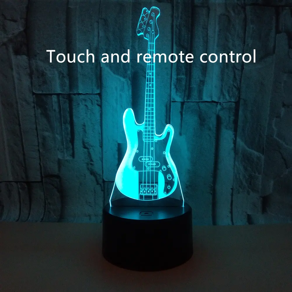 Electric guitar 3D light