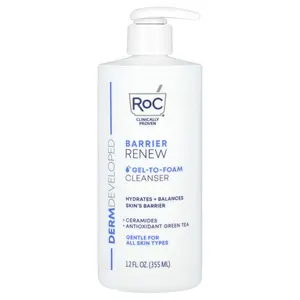 RoC Barrier Renew, Gel-To-Foam Cleanser, 12 fl oz (355 ml)