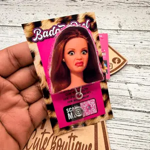 Disgusted Glitter Badge Reel Funny Nurse ID Holder