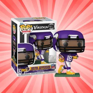 Funko Pop! NFL Minnesota Vikings Justin Jefferson #239