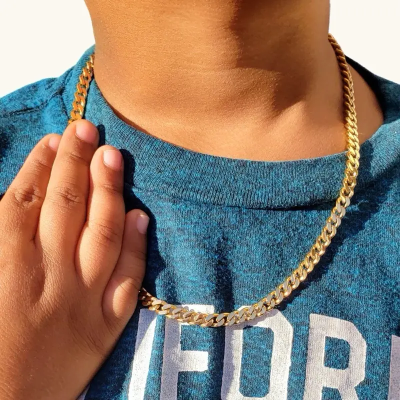 Kid’s Gold Cuban Link Necklace