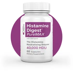 PureMax Histamine Digest PureMAX with 40,000 HDU of DAO Enzyme - 60 Capsules Dietary Supplement US