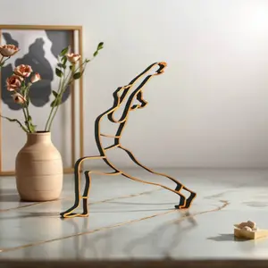 Modern Minimalist Yoga Sculpture, Artistic Yoga Figure Ornament, Zen Living Room Study Decor, Zen Aesthetics, Christmas Valentine's Day Thanksgiving Gift