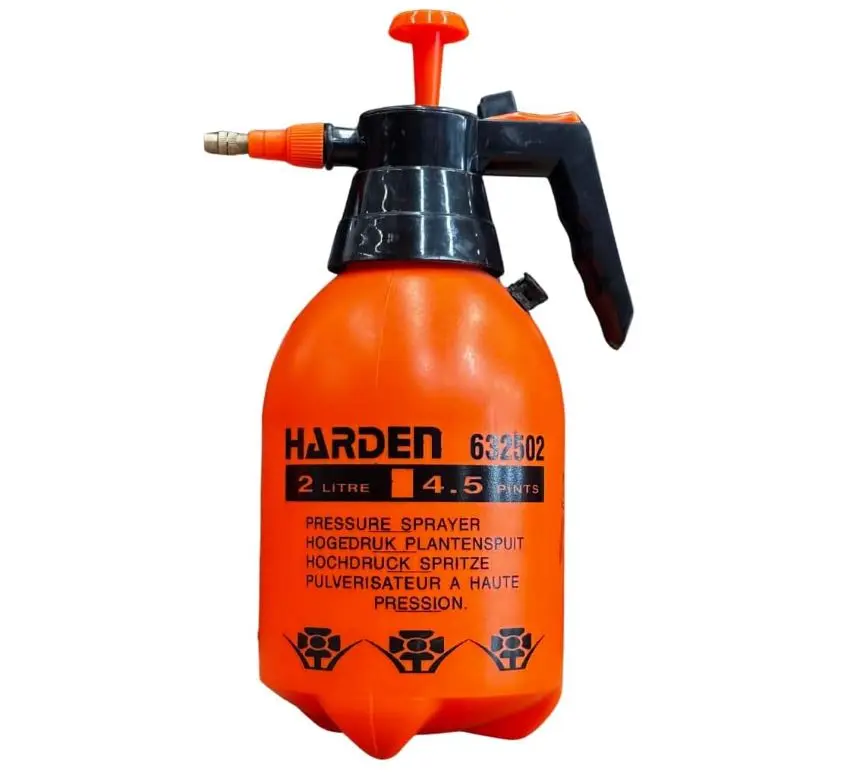 Half Gallon (0.53 Gallon / 68oz) Pump Sprayer, Handheld Garden Sprayer for Plants, Lawn Care & Cleaning, Adjustable Copper Nozzle