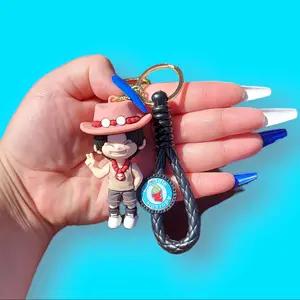 Ace from One Piece Keychain.