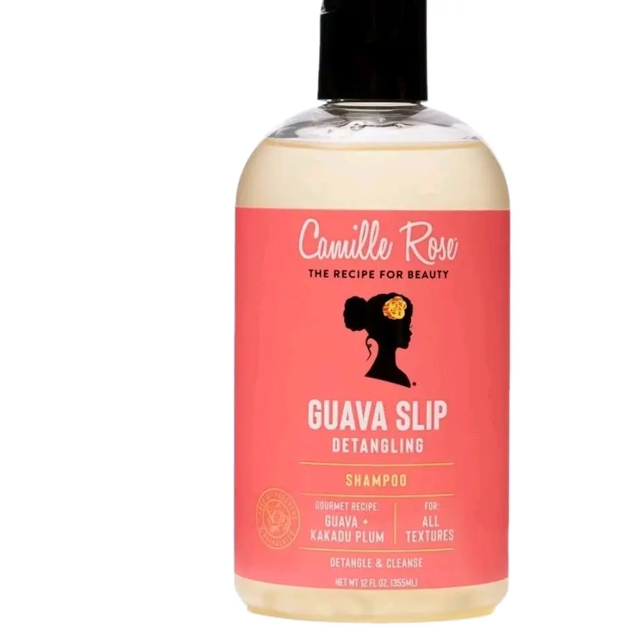 Camille Rose Guava Slip Detangling Shampoo 12 OZ for All Textures Gourmet Recipe with Guava & Kakadu Plum