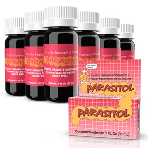PARASITOL Gentle Pinworm Relief Treatment, 1 Fl Oz (6 Pack, 6 Bottles), Six Bottles
