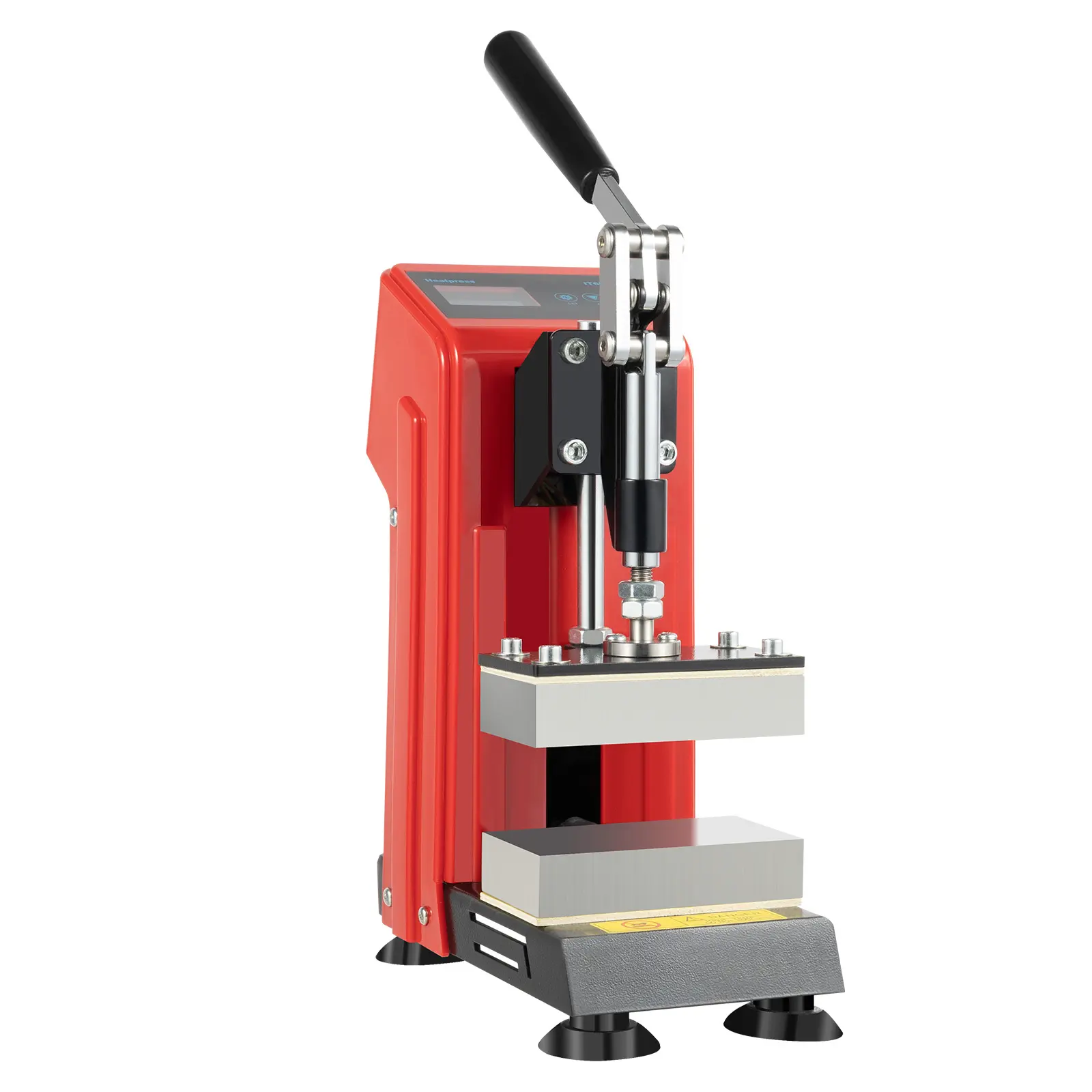 900W 0-400°F Dual Heating Plate Manual Heat Press Machine with LCD Timer & Adjustable Pressure, Mini Hot Stamping Press for Rosin Extraction, Leather Embossing, T-Shirt Transfer, DIY Craft, Home Workshop