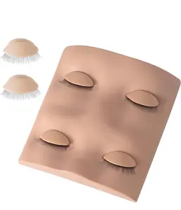 Lash Mannequin Practice Head Plus Replacement Lids
