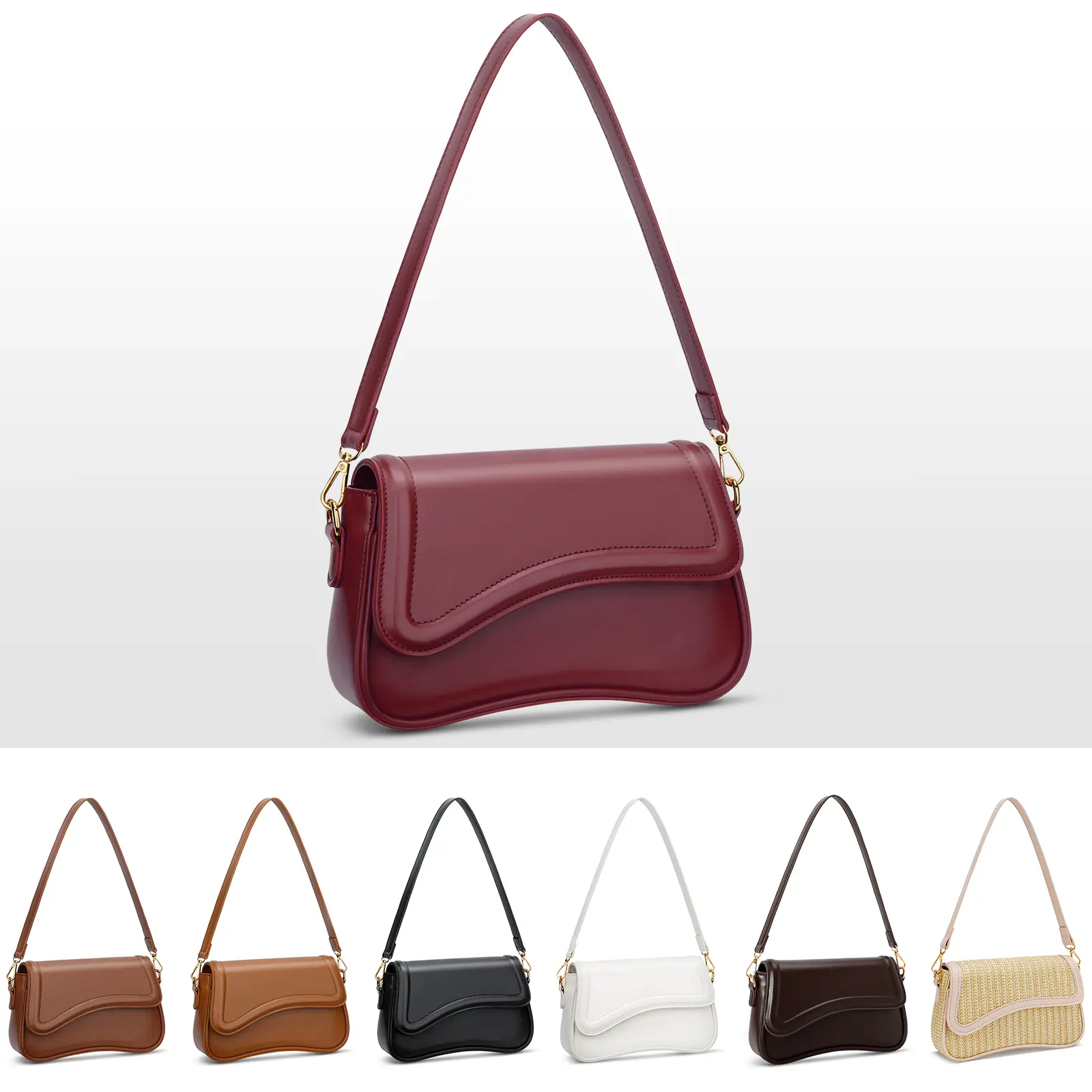 KKXIU Shoulder Bag for Women Small Clutch Purses Cute Hobo Handbag Trendy Underarm Bag