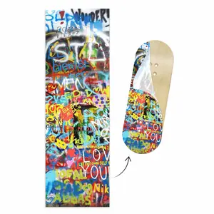 "Graffiti Wall" Deck Graphic Wrap - 35mm x 110mm