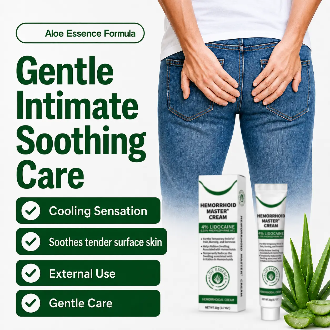 Alveora External Soothing Cream with Aloe Vera Natural gentle formula,specially formulated to deliver calming moisture and mild comfort for delicate skin. It has a soft, soothing texture, is gentle on skin and suitable for daily external moisturizing care