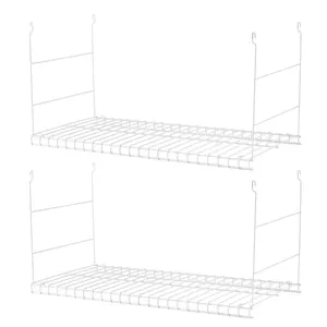 Rubbermaid 24" Universal Closet Steel Wire Added Storage Hanging Shelf Organiser Racks