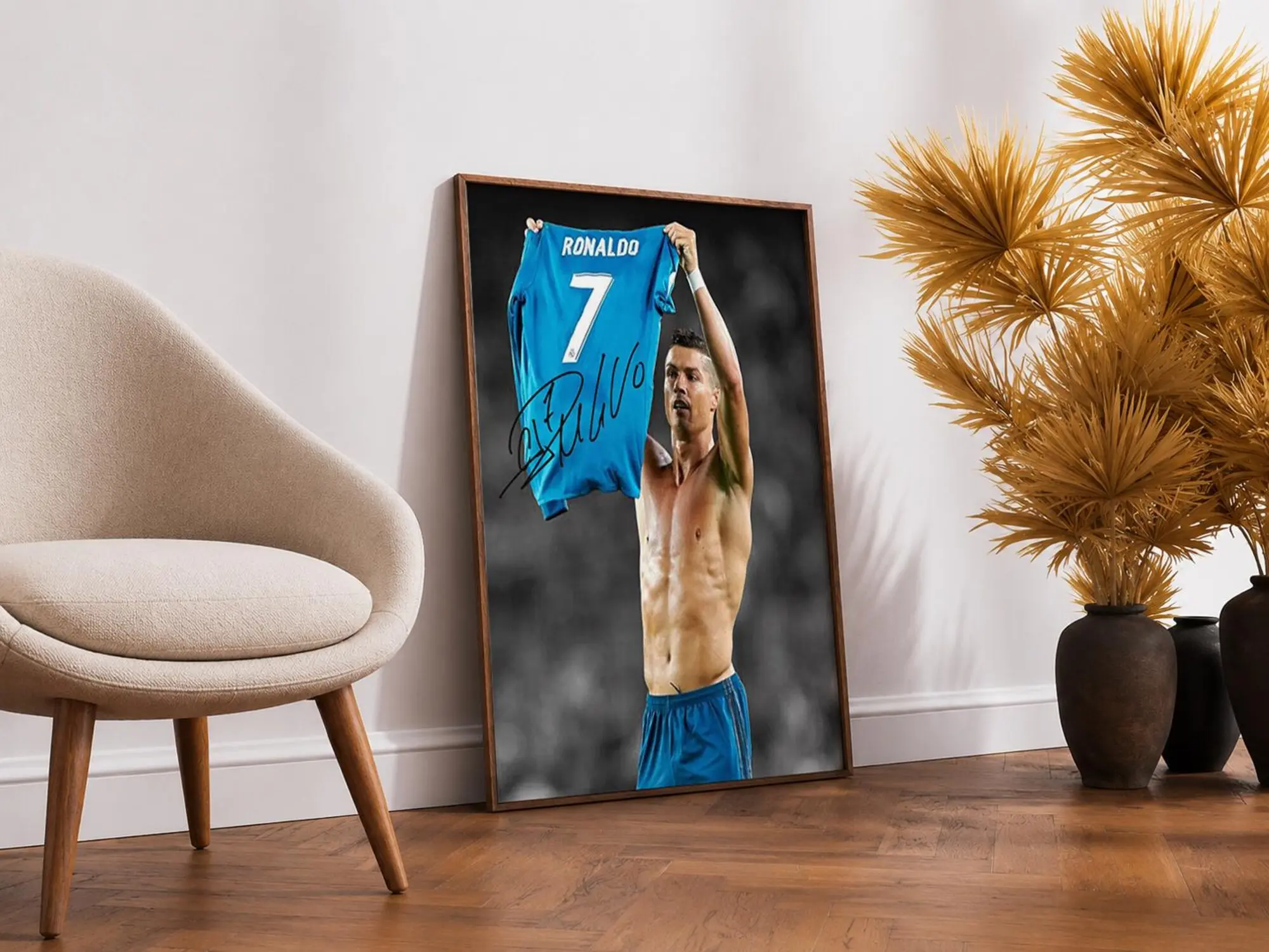 Cristiano Ronaldo Signed Photo Poster( Unframed - Print Only )