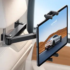Lamicall 2026 Upgraded Car Headrest Phone/Tablet Mount — Features a 360° Rotating Extension Arm — Compatible with 4.7–13 Inch iPads and iPhones  An Essential, Universal Travel Accessory for Kids  Smartphone Holder | Car Phone Mount | Vehicle Phone Stand