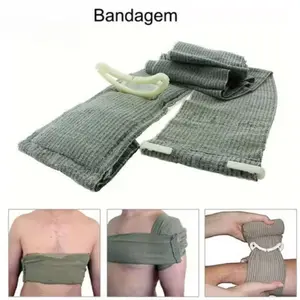 5pcs Emergency Safety Outdoor Camping Hiking Wound First Aid Vacuum Compression Tactical Hemostasis Bandage Elastic Pressure Trauma Wrap Outdoor Emergency Tourniquet