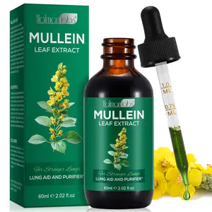 Acentiallabs Mullein Leaf Extract - Support Lung Cleanse & Respiratory Function for Healthy Breathing - Natural Supplement| Non-GMO, Vegetarian | 1 Month Supply(60ml)