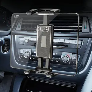 Car Phone Holder for CD Slot, 1 Count Universal Adjustable Car Phone Holder, Car Interior Accessories Compatible with 4.7-14 Inch Smartphones & Tablets, Car Cellphone Mount