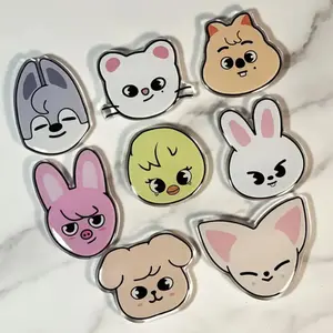 Characters Mini Cut Phone Grip, Fun Personality Flair Well Known Memorable Pop Socket, Cute Unique SKZ STAY Gift