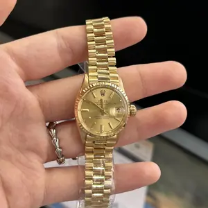 Rolex Lady-Datejust 26 6517 Automatic 18K Yellow Gold Champagne Dial Ladies Watch WHP041802