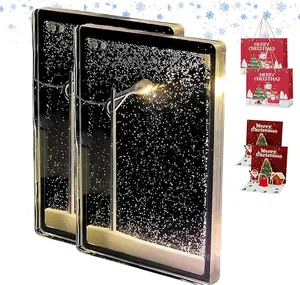 WinterGlow Handmade Snowy Night Light Set - Perfect for Creating a Cozy Atmosphere