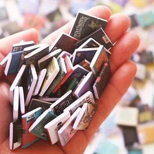 20pcs Miniature Dollhouse Accessories, 1:12 Scale DIY Furniture Models, Decorative Books, New Year Gift, Valentine's Day Gift, Christmas Gift