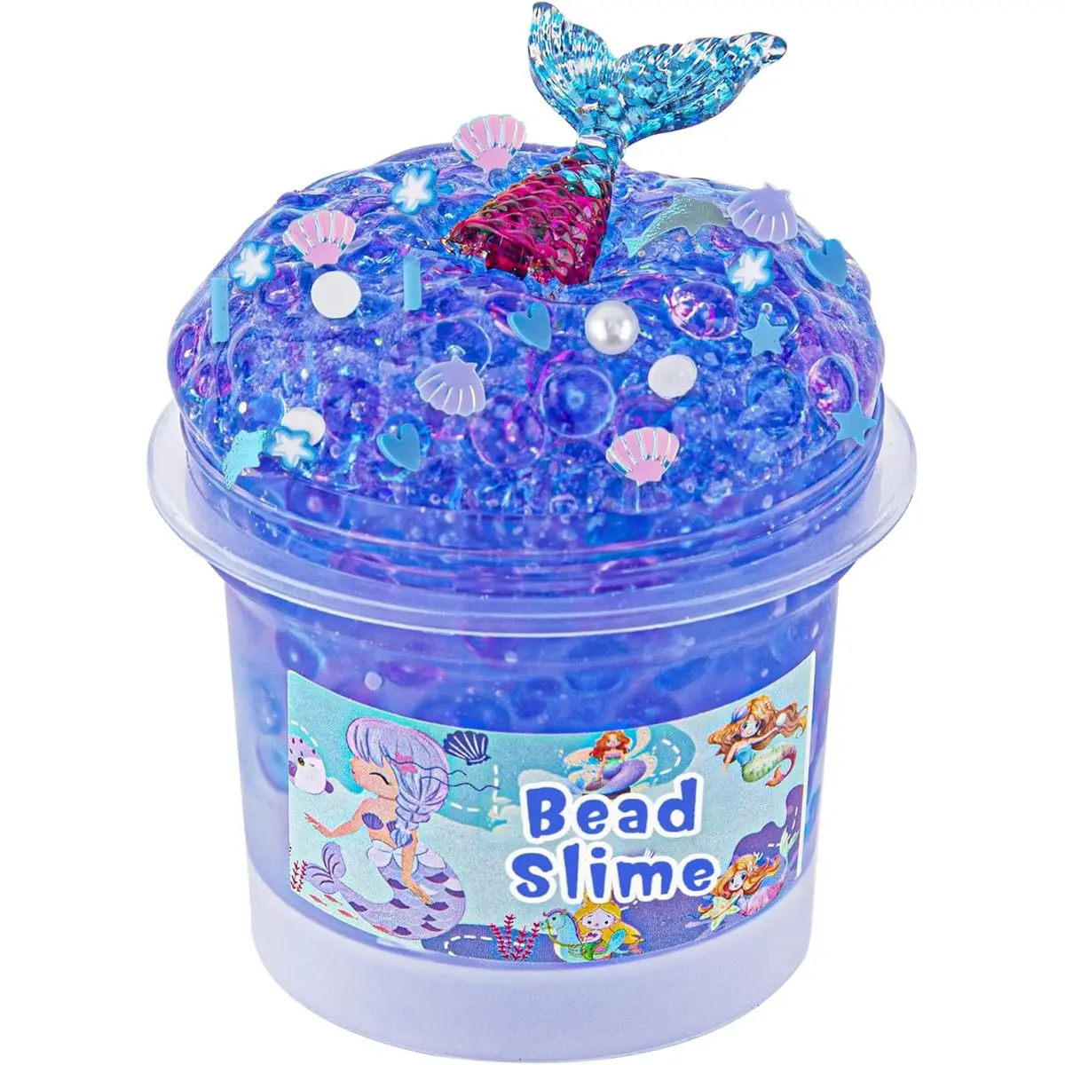 Blue & Purple Fishbowl Bead Slime