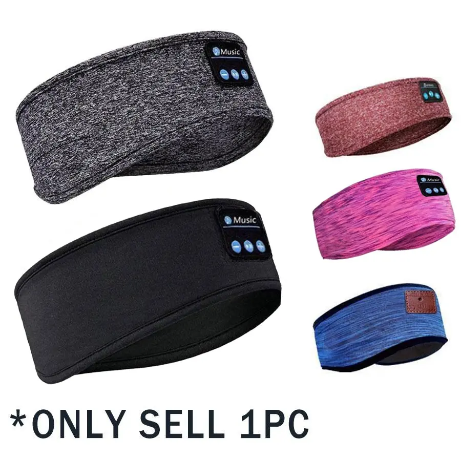 EOWULFROST Wireless Sleep Headphones Headband, Ultra-Thin HD Stereo TWS Earbuds, True Wireless Earbuds, Ideal for Side Sleepers, Sports, Running, Workouts, Unique Gift Gadget, Wireless Sleeping Headphones