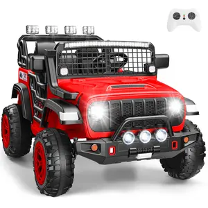 Hikole 24V Kids Electric Ride On Car – 2-Seater, 110 lbs Max Load, Dual 200W Motors, Remote Control, Wide Seat, Suspension, Bluetooth & LED Lights, Ages 4-8